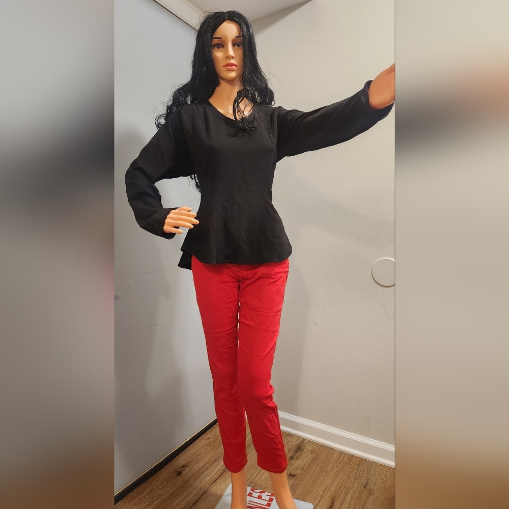 Black Long Sleeve Women's Top